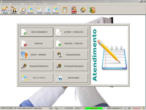 Programa Para Cadastro De Clientes E Agendamentos V1.0