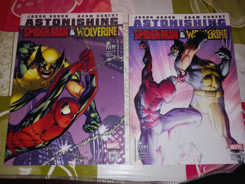 Astonishing Spider-man Wolverine 2 Tomos Hist Comp Ovnipress