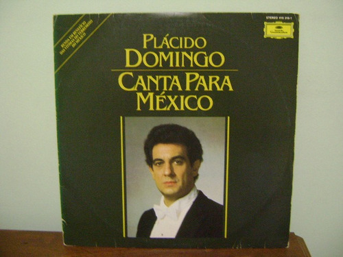 Disco Vinil Lp Simon Plácido Domingo Canta Para México