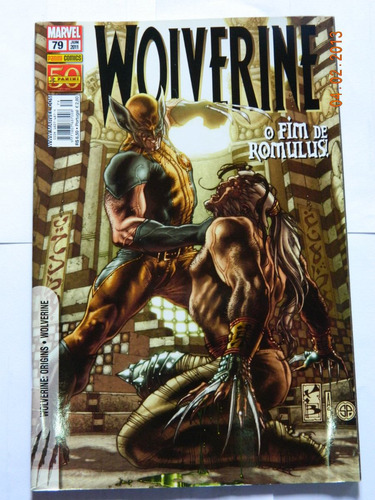 Hq Gibi Xmen Marvel Nº79 Junho 2011 Wolverine Fim Romulus