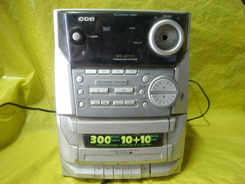 Micro-system Cce - Md-2.200 - C/ Defeito - Mineirinho - Cps.