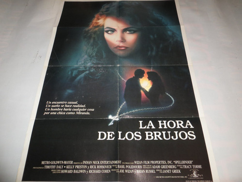 Poster Original De La Pelicula  La Hora De Los Brujos