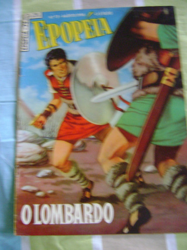 Hq Gibi Epopéia (1ª Série) Nº73 Agôsto 1958 O Lombardo Ebal Raro E Lindo! Leia!