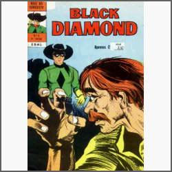 Black Diamond Nº 6: O Golpe Decisivo - Ebal - 1975 - Hq