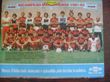 Revista Placar Só Mini Poster Moto Clube Campeão 1982 Brinde