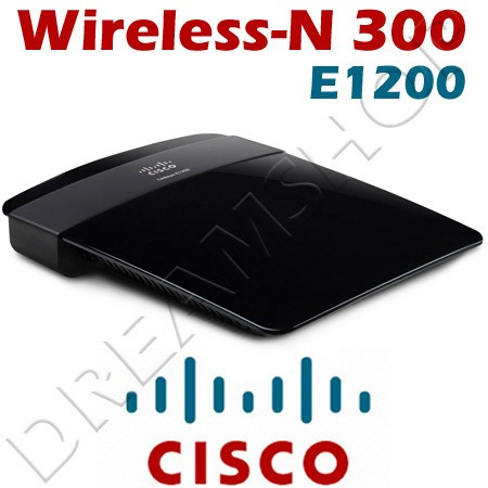 Roteador Wireless-n 300mbps 2.4 Ghz + Cisco/ Linksys E1200