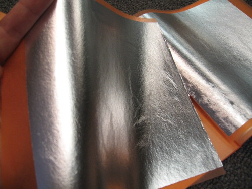 100 Hojas Plata 16x16 Arte Con 1lt Pegamento Y 1lt Barniz