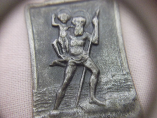 B. Antigo - Medalha Sacra Antiga São Cristovão Frete Grátis