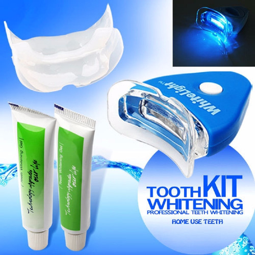 Kit Clareador Dental 2 Gel Clareamento Whitelight Original