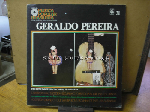 Lp Música Popular Brasileira  Volume 31 - Geraldo Pereira