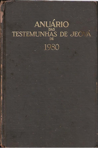 Testemunhas Jeová Torre Vigia Raro Anuario 1980 Brasil Etc