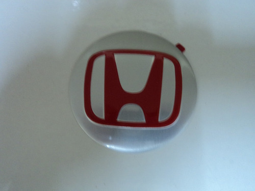 Emblema Honda Vermelho  Para Rodas Esportivas Tamanho 69mm