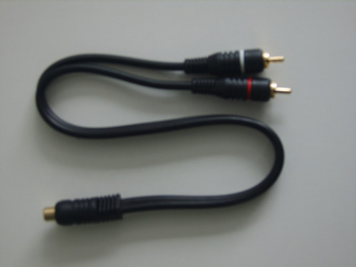Cabo Y Rca Multilaser- 1 Femea 2 Macho Blindado+frete Grátis