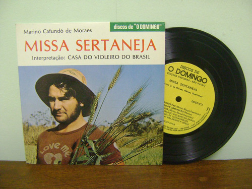 Disco Vinil Lp Compacto Missa Sertaneja Marino Cafundó