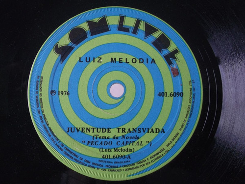 Compacto Luiz Melodia: Juventude Transviada 1976