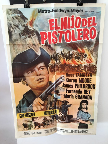 Afiche De Cine Original - El Hijo Del Pistolero