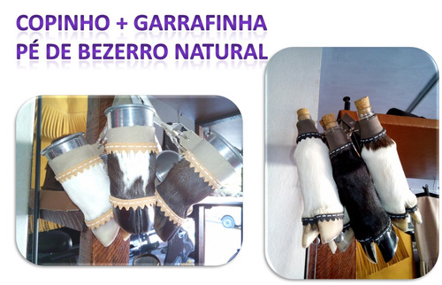 Conjunto Garrafa + Copinho Pé De Bezerro