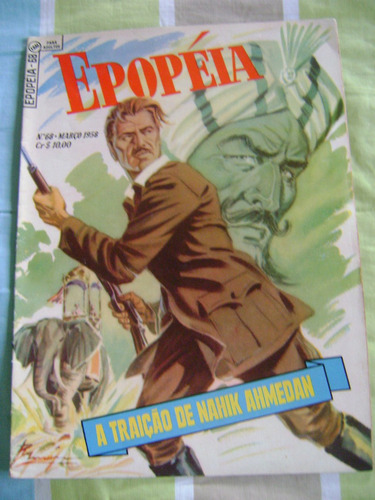 Hq Gibi Epopéia Nº68 (1ª Série) A Traição De Nahik Ahmedan Março 1958 Ótimo!