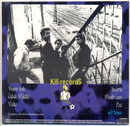 Cd Dose Brutal - Vadia - 2006 - C/ 9 Faixas Bônus