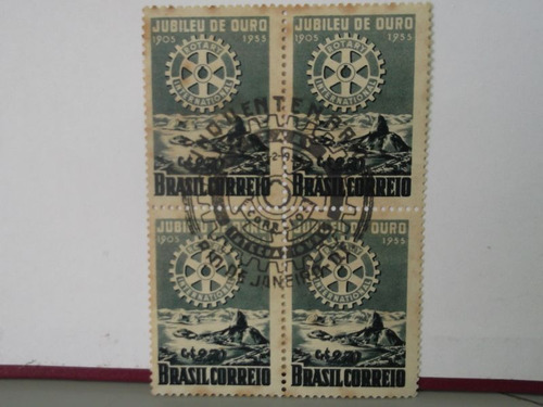 Quadra -selo - Jubileu De Ouro - 1955