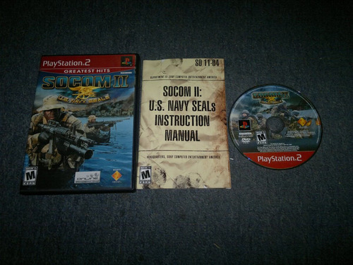 Socom Ii Completo Para Play Station 2,checalo