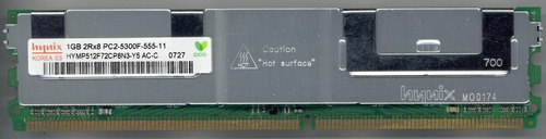 Memória Hynix Samsung 1gb Pc2-5300f Servidores Ibm Hp Dell