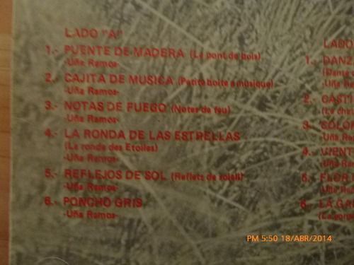 Vinilo Lp De Uña Ramos -puente De Maderas (u788