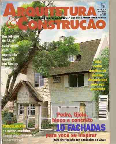 Arquitetura..pedra, Tijolo, Bloco E Concreto 10 Fachadas Par