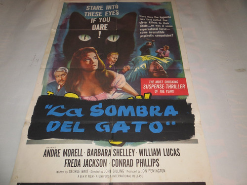 Poster Original De La Pelicula  La Sombra Del Gato
