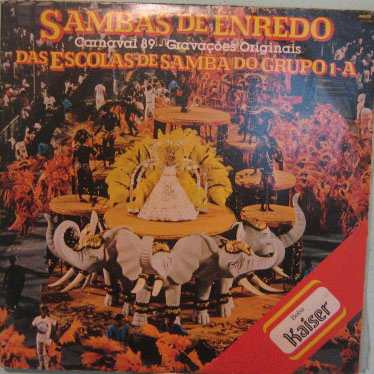 Sambas De Enredo Escolas Rj Grupo 1-a - 1989 Lp Duplo