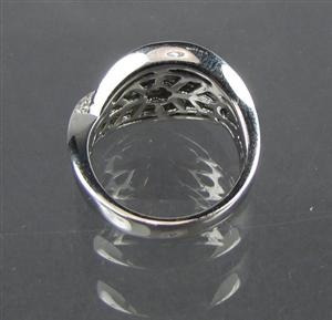 Um Show De Jóia,todo Em Ouro Branco 18k,diamantes E Safiras!