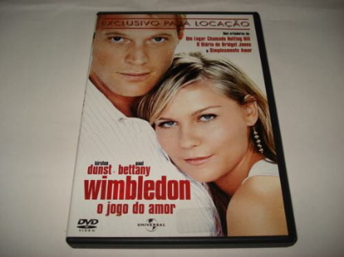 Dvd Wimbledon O Jogo Do Amor Com Kirsten Dunst