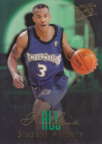 1996-97 Fleer Ultra All Rookie Stephon Marbury Twolves