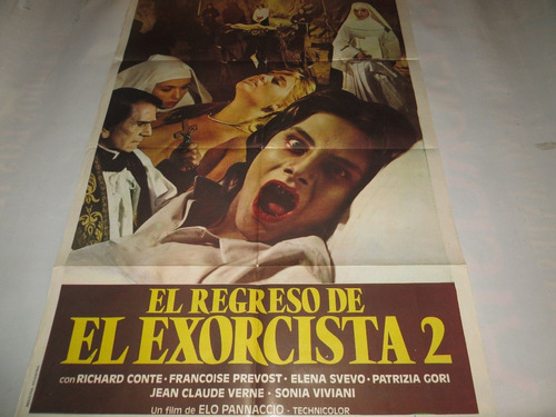 Poster Original De La Pelicula  El Regrego De El Exorcista