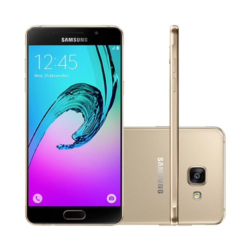 Smartphone Samsung Galaxy A7 2016 Duos A710 Dourado