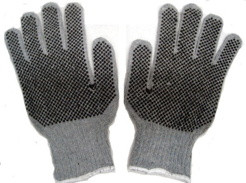 Guantes De Tela Tejido Con Puntos Pvc