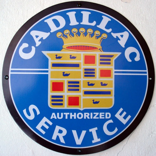 Placas Decorativas Cadillac Service Carros Antigos Classico