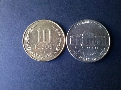 Moneda Estados Unidos Five Cents Níquel 2000 Ceca P