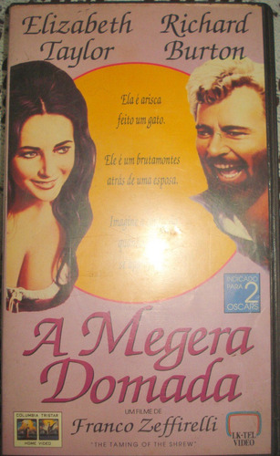 Vhs A Megera Domada 1967 Liz Taylor, Burton, Zeffirelli