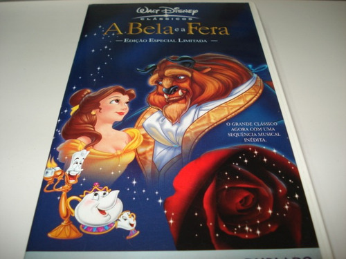 Filme Fita Vhs Disney A Bela E A Fera  Dublado