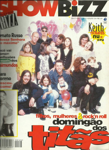 Revista Showbizz Edição N 124 Domingão Do Titãs