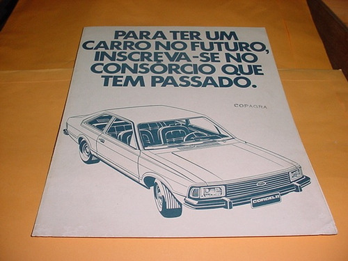 Folder Raro Ford Corcel 2 78 1978 - Consorcio Ford Original