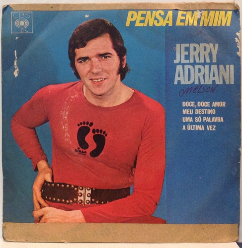 Compacto Vinil Jerry Adriani - Pensa Em Mim - 1971 - Cbs