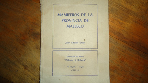 Mamíferos De La Provincia Del Malleco