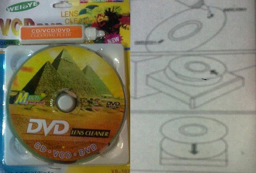 Limpiador De Optico/lente De Dvd/pc/ps2/cd/vcd