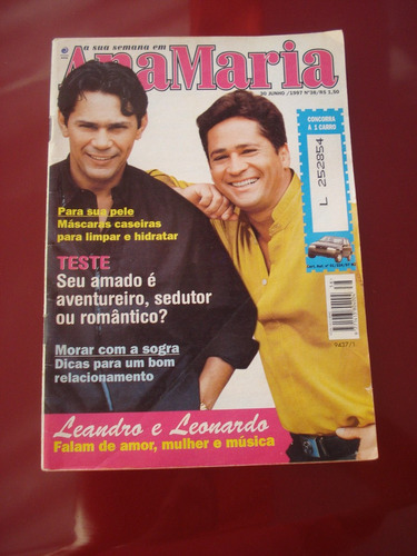 Imagem 1 de 5 de Revista Ana Maria 38 Leandro E Leonardo Xuxa Ano 1997 K284