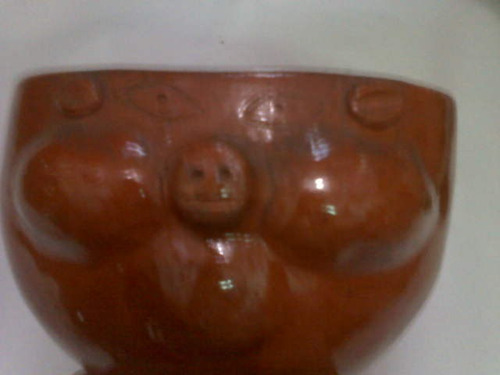 Cerâmica Antiga Cumbuca Porco Feijoada