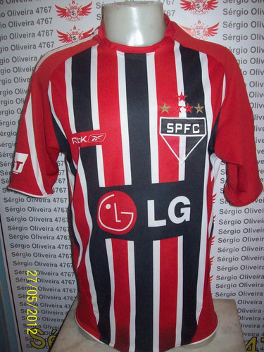 Camisa São Paulo Rebook LG Listrada