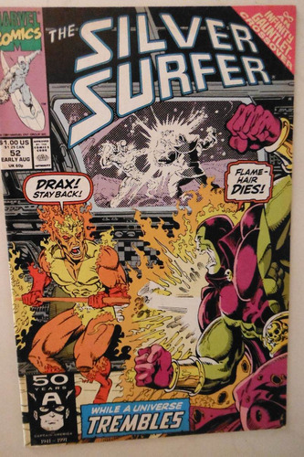The Silver Surfer #52 Marvel Comics 1991 Infinity Gauntlet