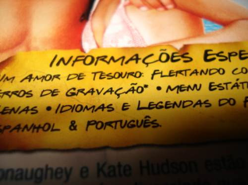 Dvd Um Amor De Tesouro Matthew Mcconaughey E Kate Hudson